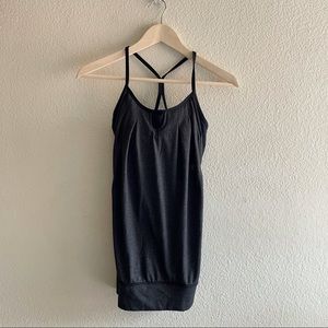 Lululemon | Let It Loose Tank Charcoal Size 4